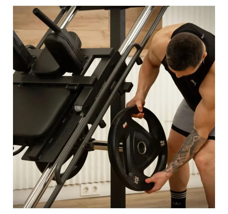 Presse à jambes et hack squat BH Fitness G530