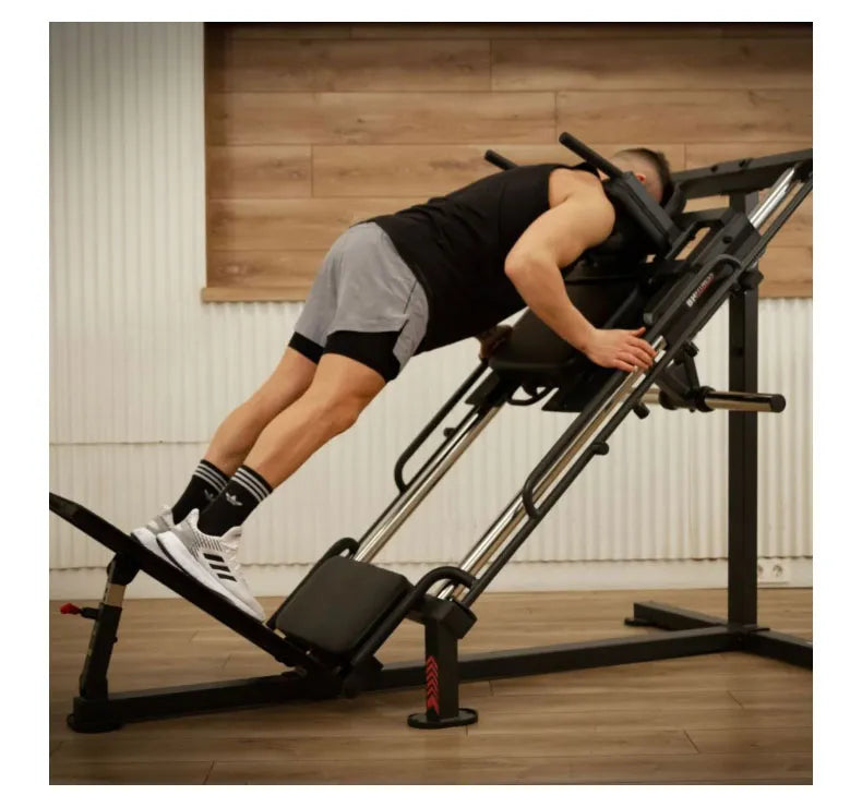 Presse à jambes et hack squat BH Fitness G530