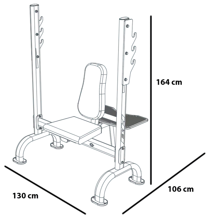 BH Fitness Shoulder Press Bench L850BB