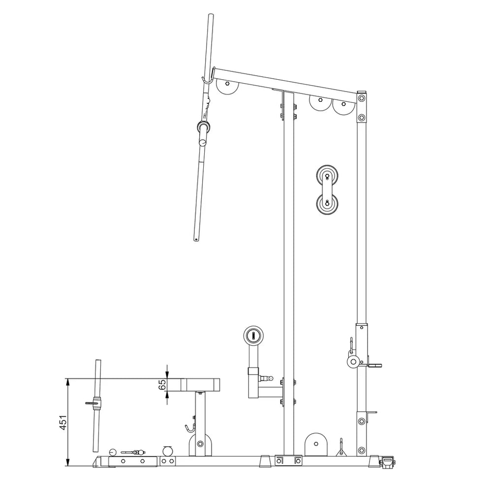 Body-Solid Lat Machine GLM83