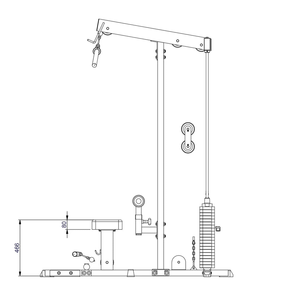 Body-Solid Lat Pulldown GLM84