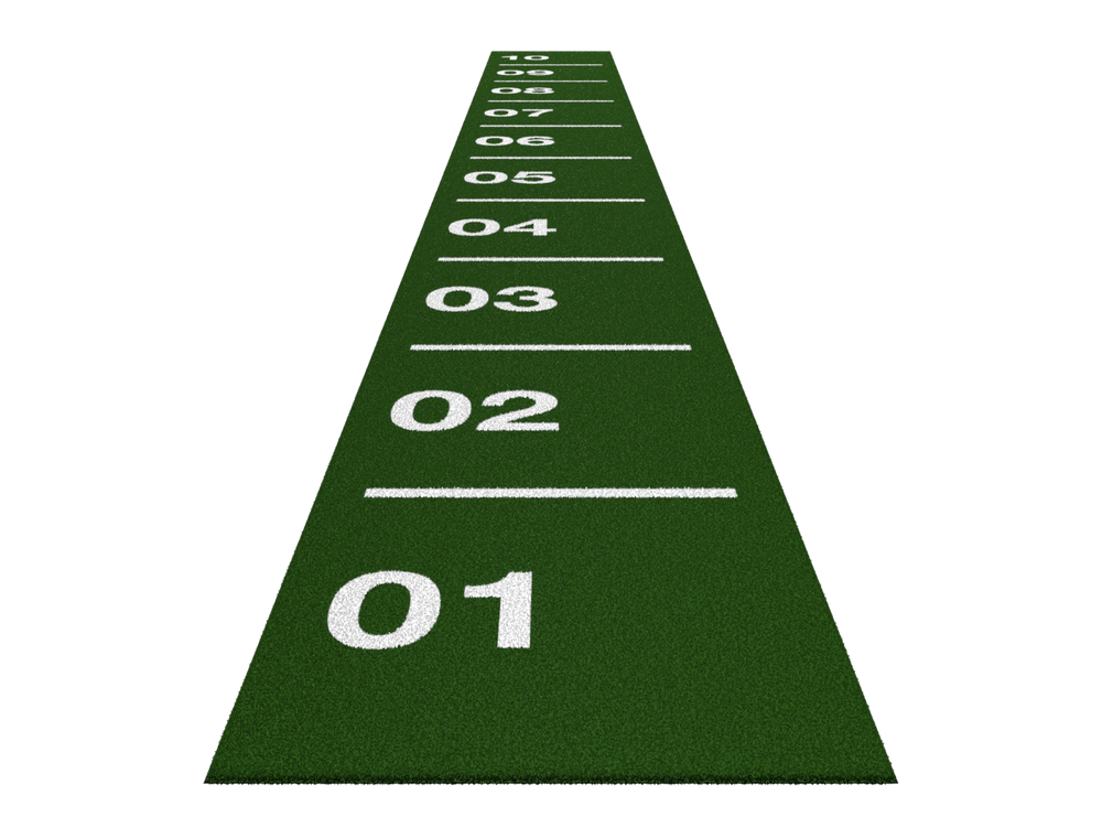 Piste de sprint Core 10 m x 1 m - Vert