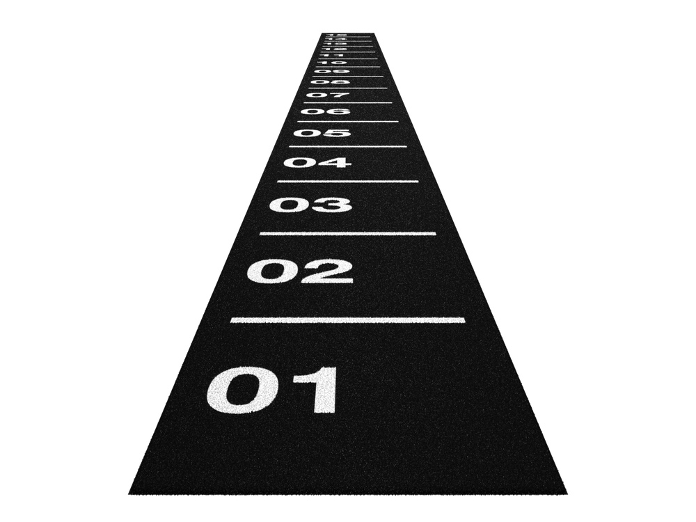 Sprinttrack Core 15 m x 1 m - Noir