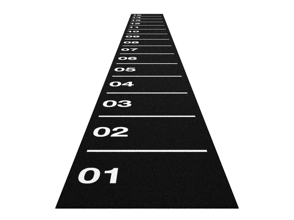 Sprinttrack Core 15 m x 1,5 m - Noir