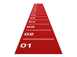 Piste de sprint Core 15 m x 1,5 m - Rouge