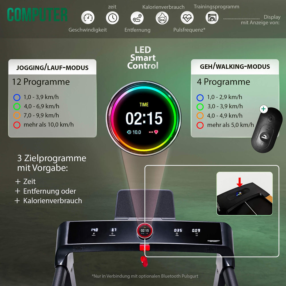 Christopeit 2 in 1 hout loopband