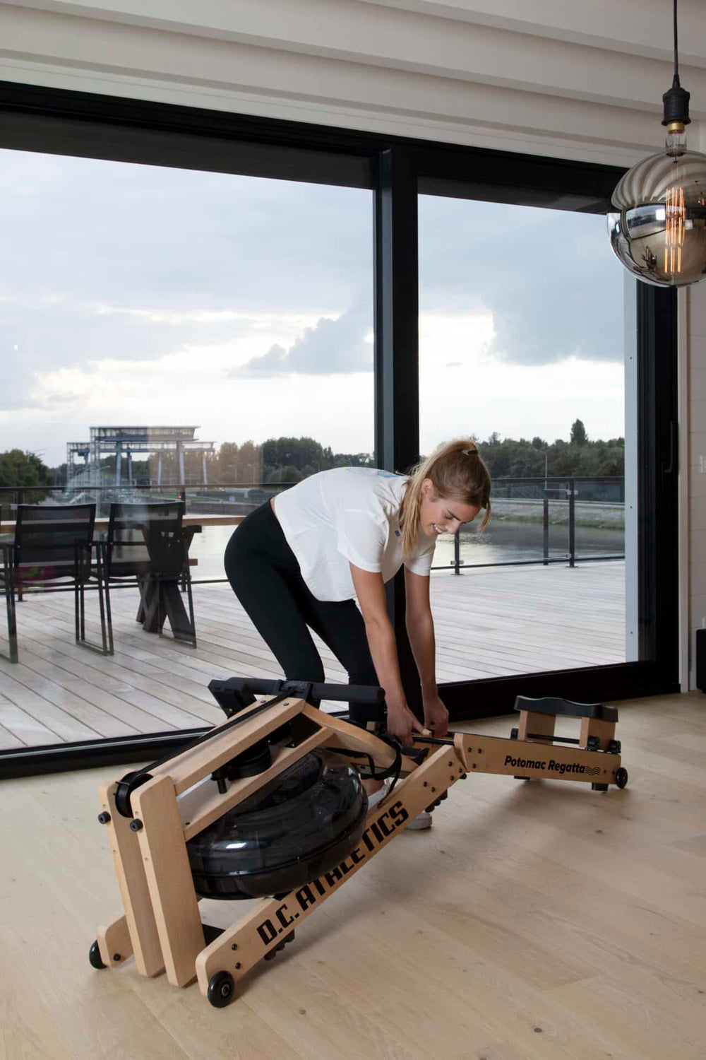 DC Athletics Potomac Regatta roeimachine