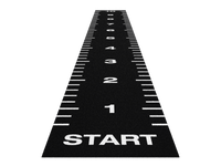 Sprinttrack Essential 10 m x 1,33 m - Noir