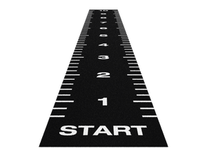 Sprinttrack Essential 10 m x 1,33 m - Noir