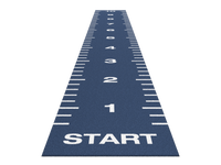 Sprinttrack Essential 10 m x 1,33 m - Bleu