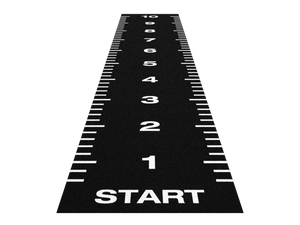 Sprinttrack Essential 10 m x 2 m - Noir