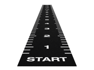 Sprinttrack Essential 15 m x 1,33 m - Noir