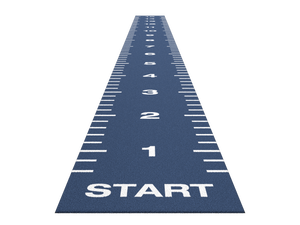 Sprinttrack Essential 15 m x 1,33 m - Bleu