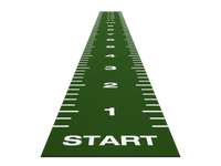 Piste de sprint Essential 15 m x 1,33 m - Vert