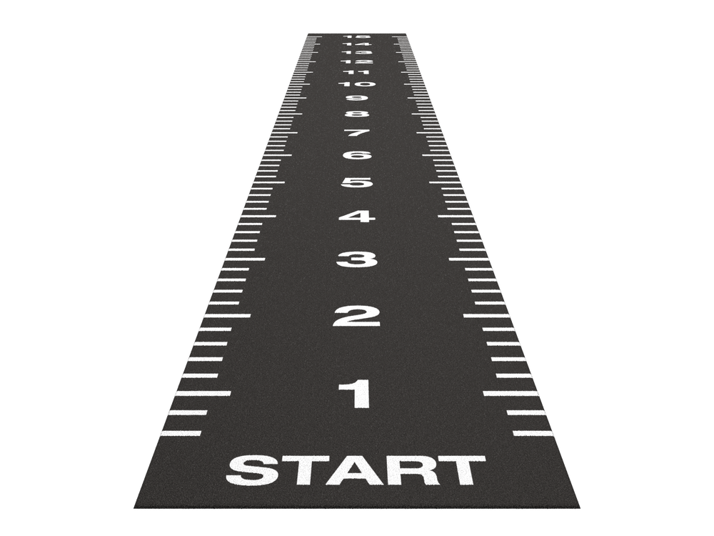 Sprinttrack Essential 15 m x 2 m - Anthracite