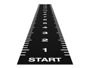 Sprinttrack Essential 15 m x 2 m - Noir