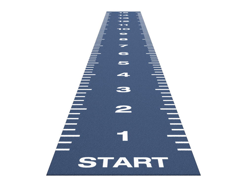 Sprinttrack Essential 15 m x 2 m - Bleu