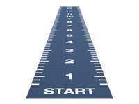 Sprinttrack Essential 15 m x 2 m - Bleu