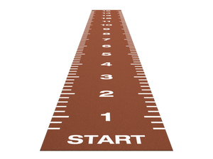 Piste de sprint Essential 15 m x 2 m - Rouge