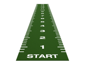 Piste de sprint Essential 15 m x 2 m - Vert