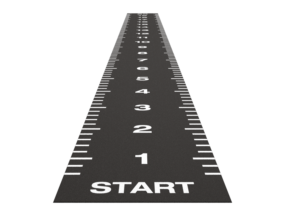 Sprinttrack Essential 20 m x 2 m - Anthracite