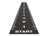 Sprinttrack Essential 20 m x 2 m - Anthracite