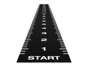 Sprinttrack Essential 20 m x 2 m - Noir