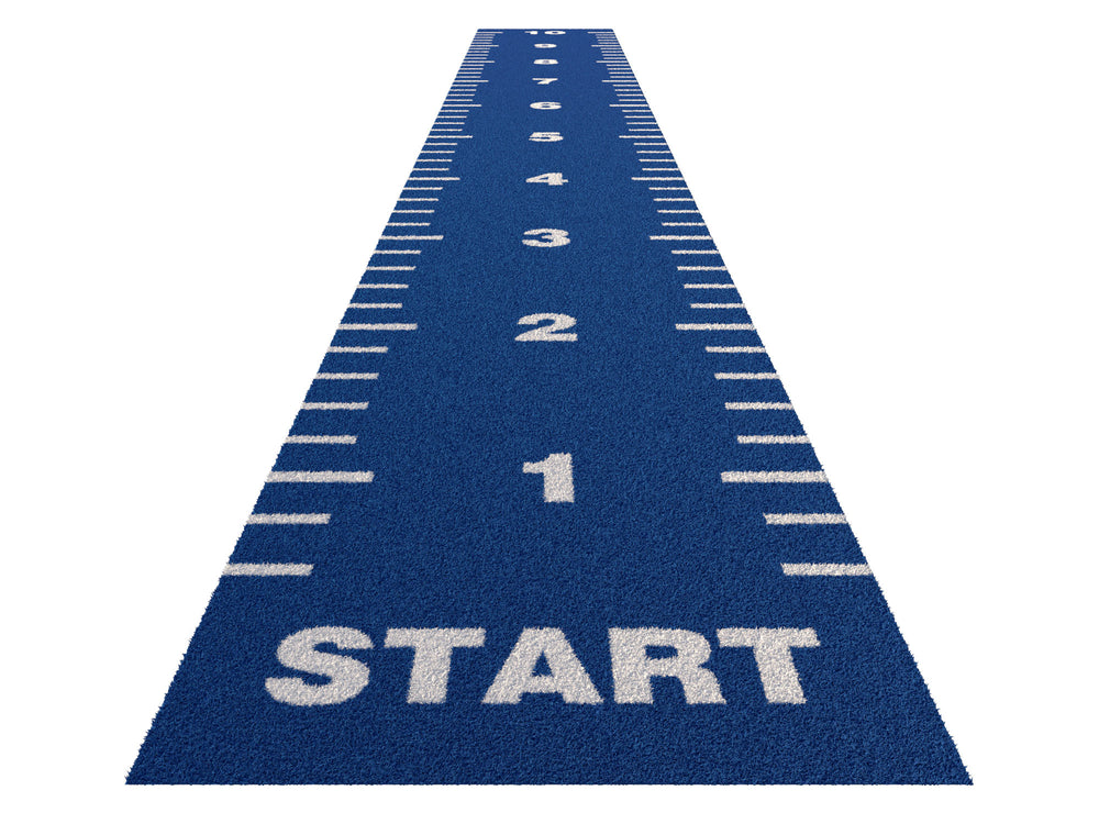 Sprinttrack Essential 15 m x 1,33 m - Bleu