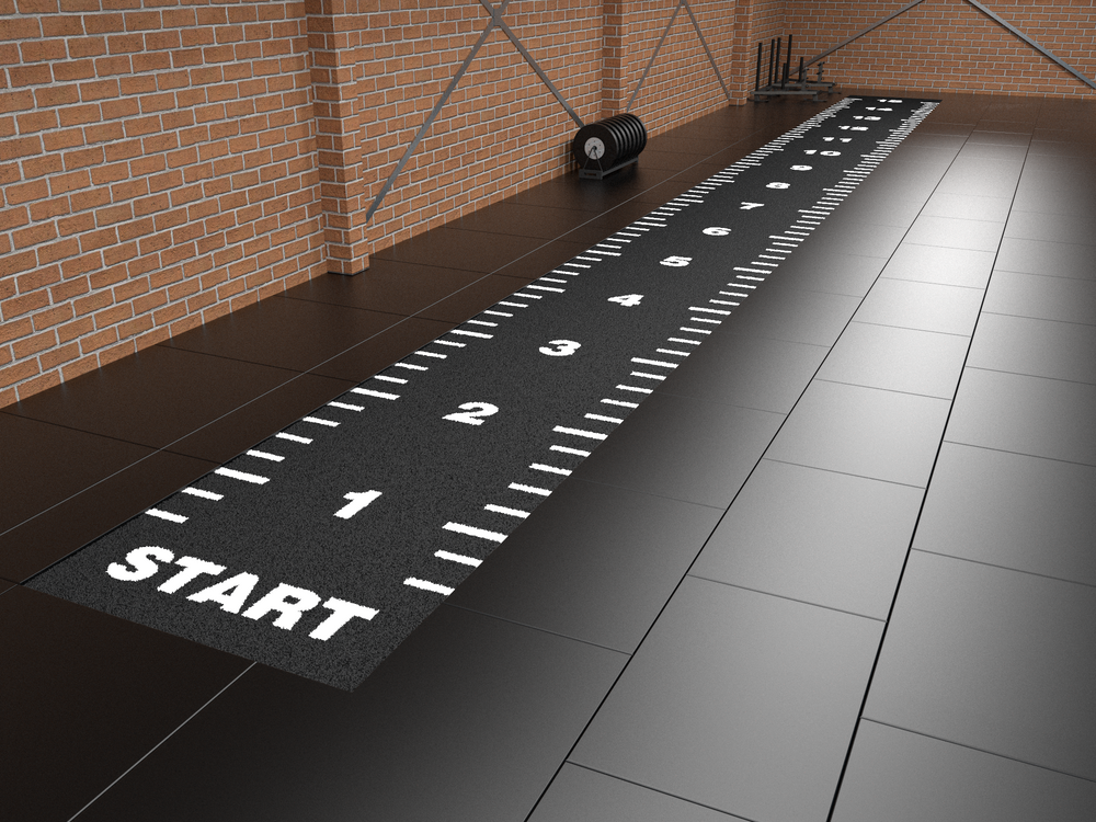 Sprinttrack Essential 15 m x 1,33 m - Noir