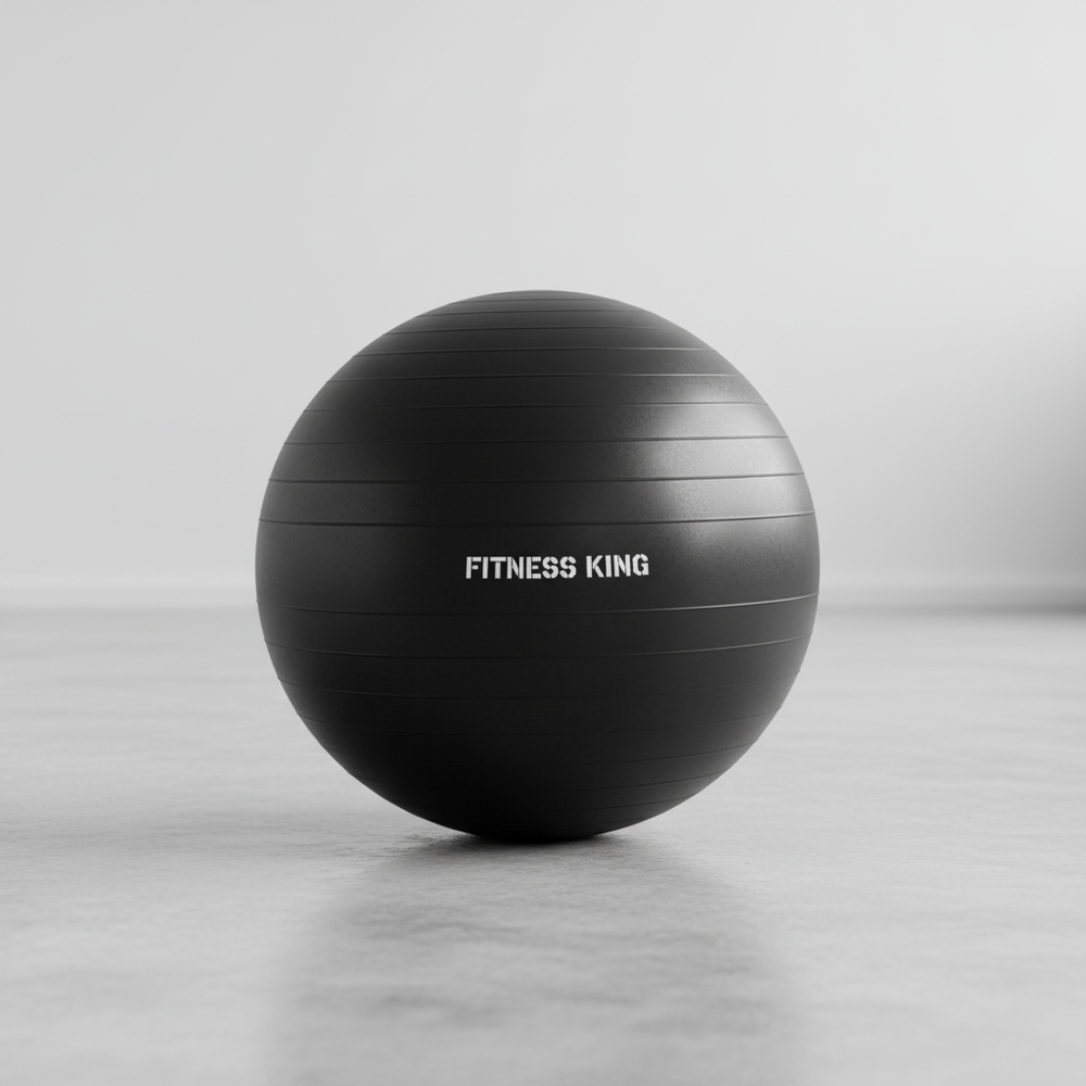 Fitnessking gymball zwart 75cm