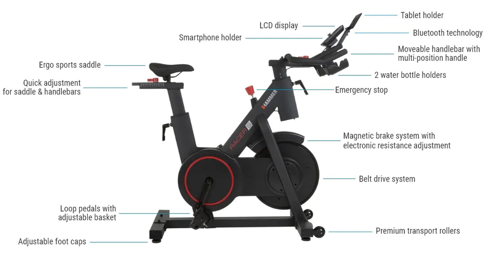 Vélo d'intérieur Hammer Speed Race
