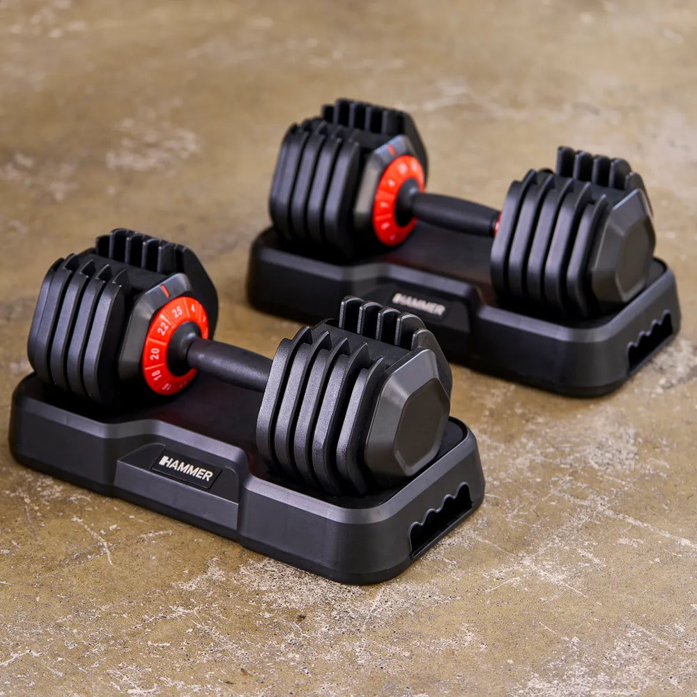 Hammer StrongLock 4.0 Adjustable Dumbbells Set 25 kg