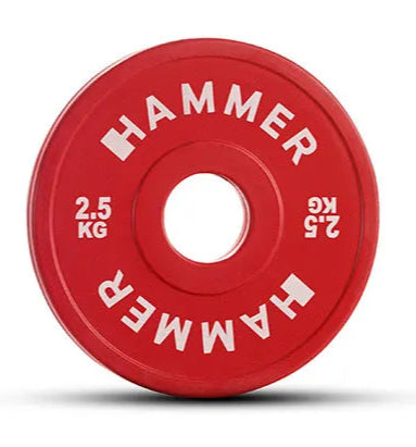 Hammer color bumper plate 50 mm / 2,5 kg