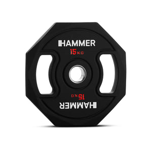 Hammer halterschijf octagon 50 mm / 15 kg