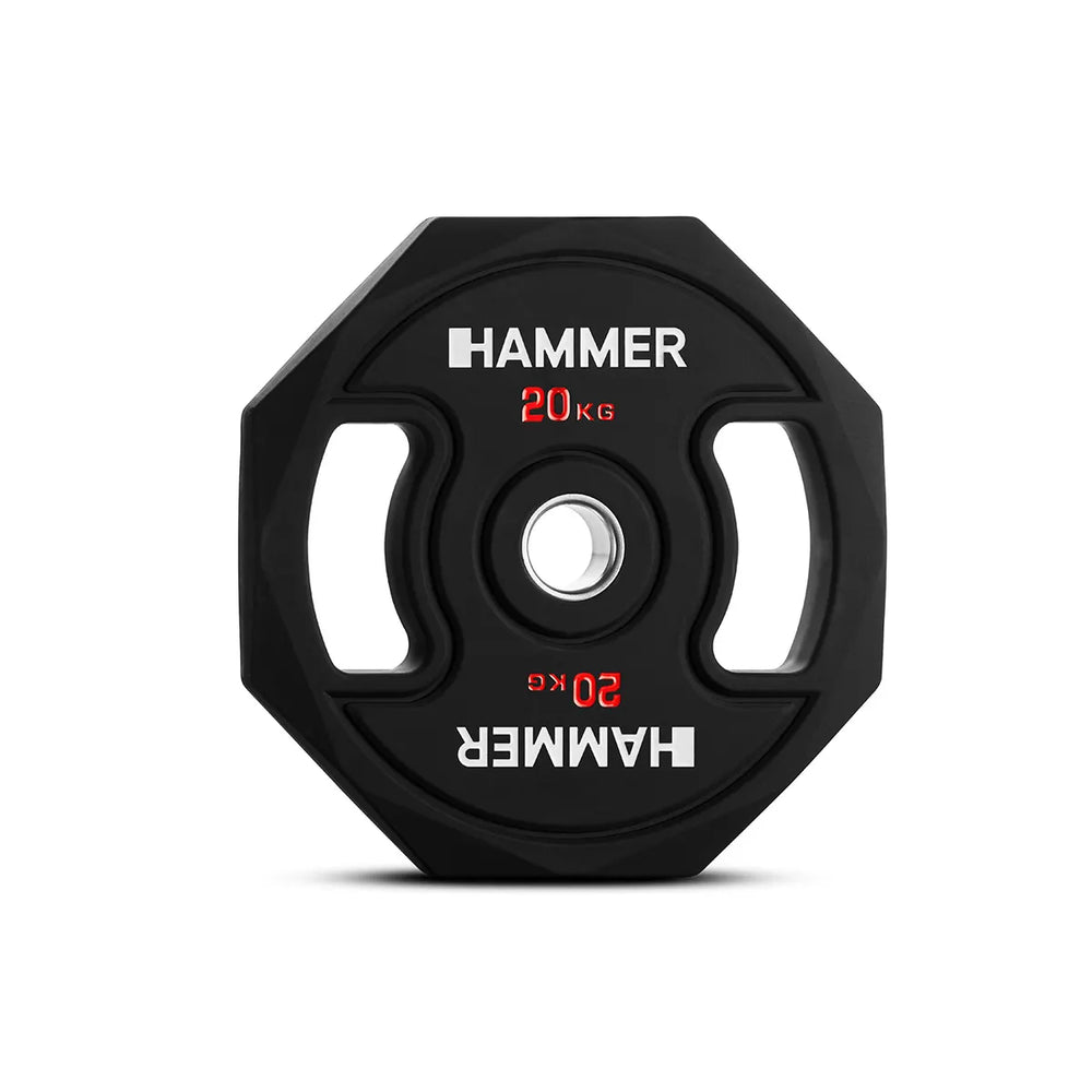 Hammer halterschijf octagon 50 mm / 20 kg