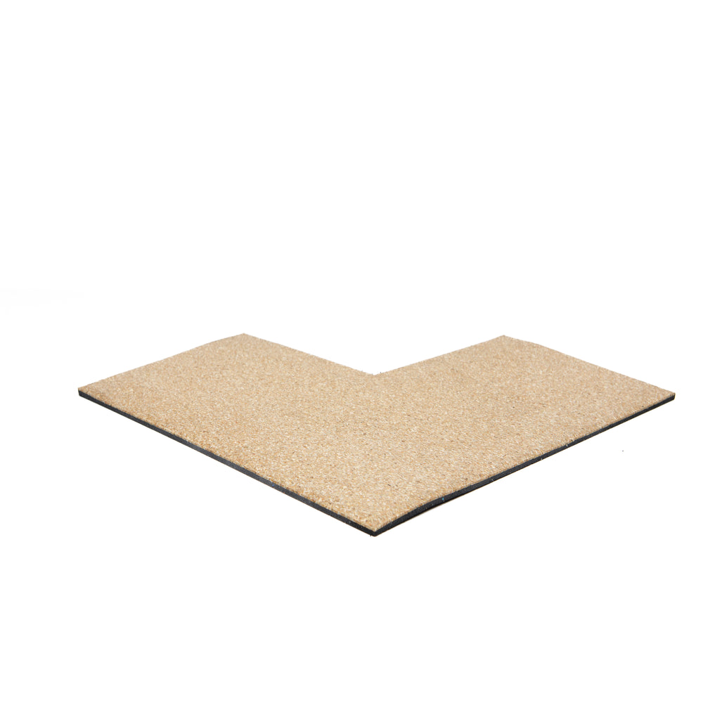 Hoekprofiel 500mm x 500mm x 20mm Beach