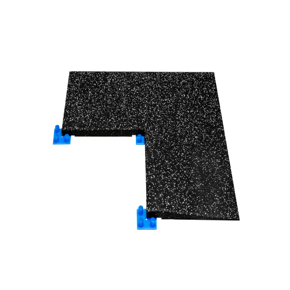 Hoekprofiel 500mm x 500mm x 20mm Lichtgrijs
