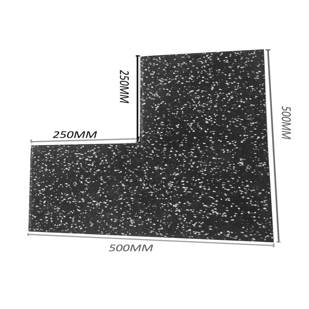 Hoekprofiel 500mm x 500mm x 20mm Lichtgrijs