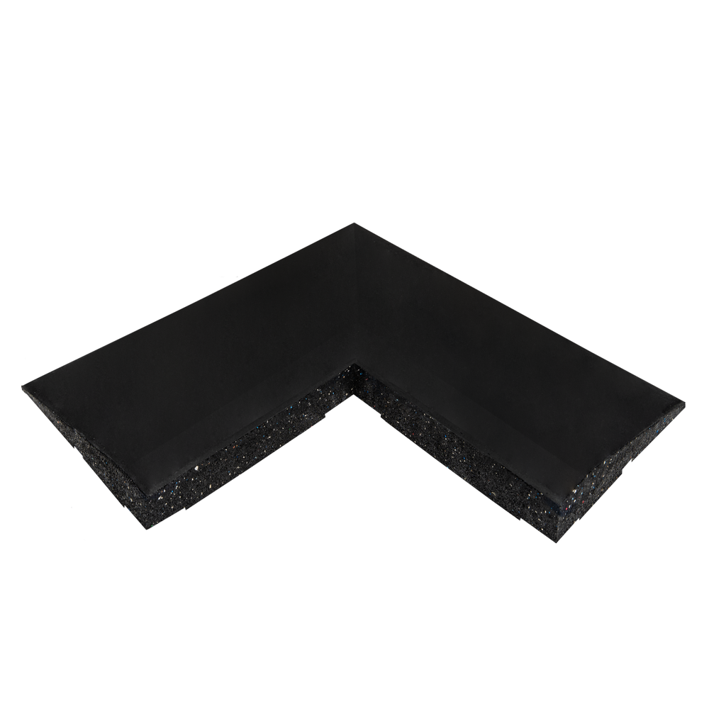 Hoekprofiel 500mm x 500mm x 30mm Pure Black