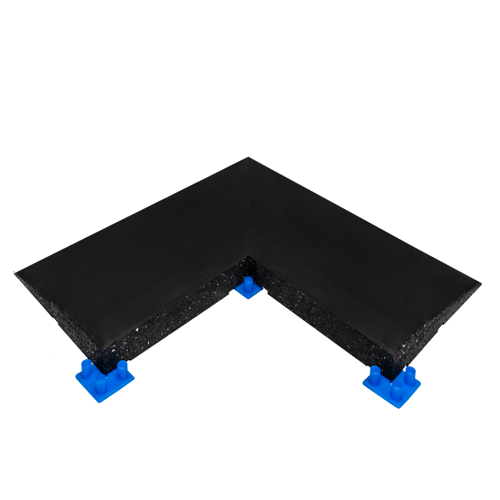 Hoekprofiel 500mm x 500mm x 30mm Pure Black