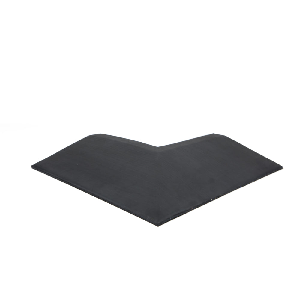 Hoekprofiel 500mm x 500mm x 40mm Pure Black