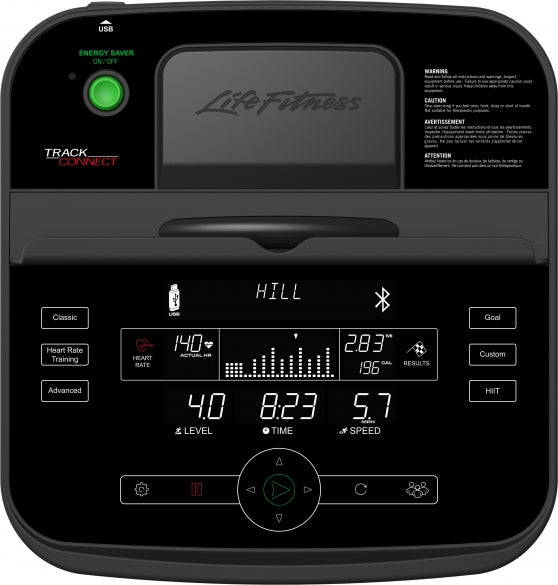 Life Fitness E1 Track Connect crosstrainer