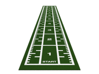 Piste de sprint Premium 10,4 m x 1,33 m - Vert