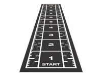 Sprinttrack Premium 10,4 m x 2 m - Anthracite