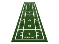 Piste de sprint Premium 10,4 m x 2 m - Vert