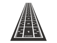 Sprinttrack Premium 15,4 m x 1,33 m - Anthracite