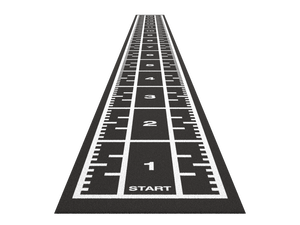 Sprinttrack Premium 15,4 m x 1,33 m - Anthracite