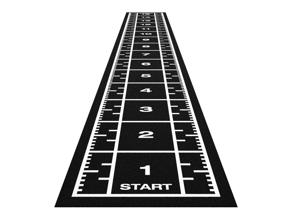Sprinttrack Premium 15,4 m x 2 m - Noir