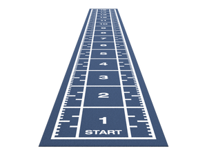 Sprinttrack Premium 15,4 m x 2 m - Bleu