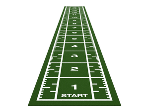 Piste de sprint Premium 15,4 m x 2 m - Vert